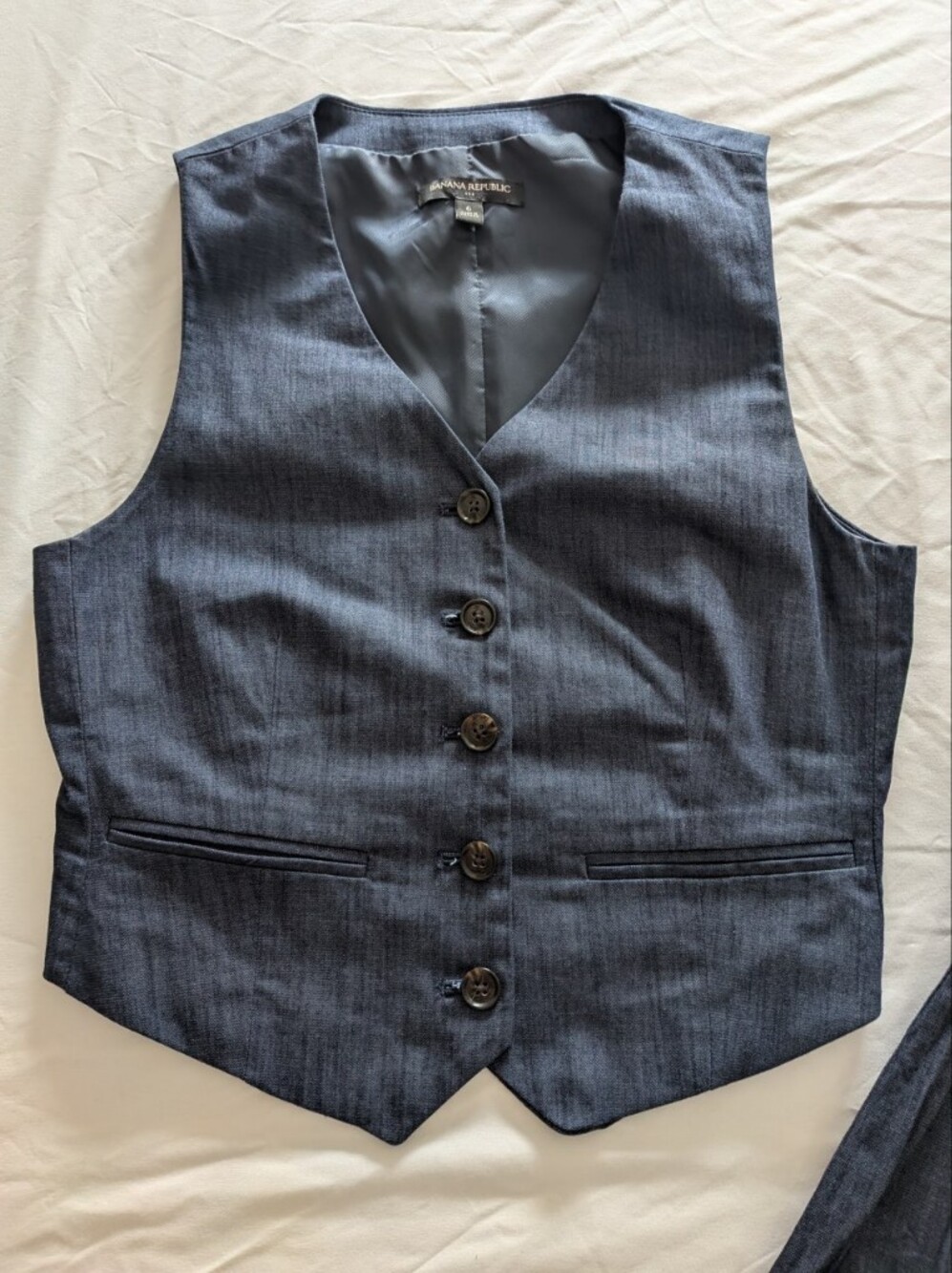 Banana Republic  Jeans Vest and flares pants elegant set ,small size